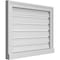 Ekena Millwork Vertical Surface Mount PVC Gable Vent: Functional, w/ 2"W x 2"P Brickmould Sill Frame, 26"W x 20"H GVPVE26X2003SF - alternate 3